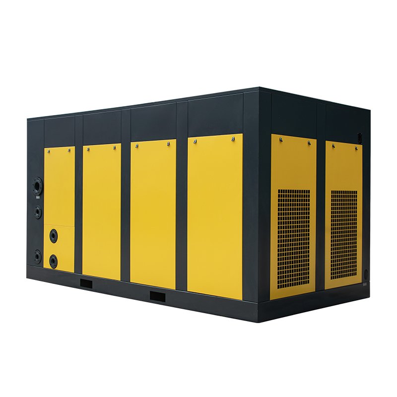 HANDE 220KW Air Compressor Power Frequency 300HP Hanbell Airend Inovance Inverter IP55 Fixed Speed Rotary Screw Air Compressor
