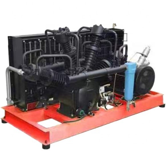 ZAKF Factory Wholesale Price 30bar 40 Bar Booster Piston Air Compressor High Pressure Portable Boosting for PET Bottle Blowing