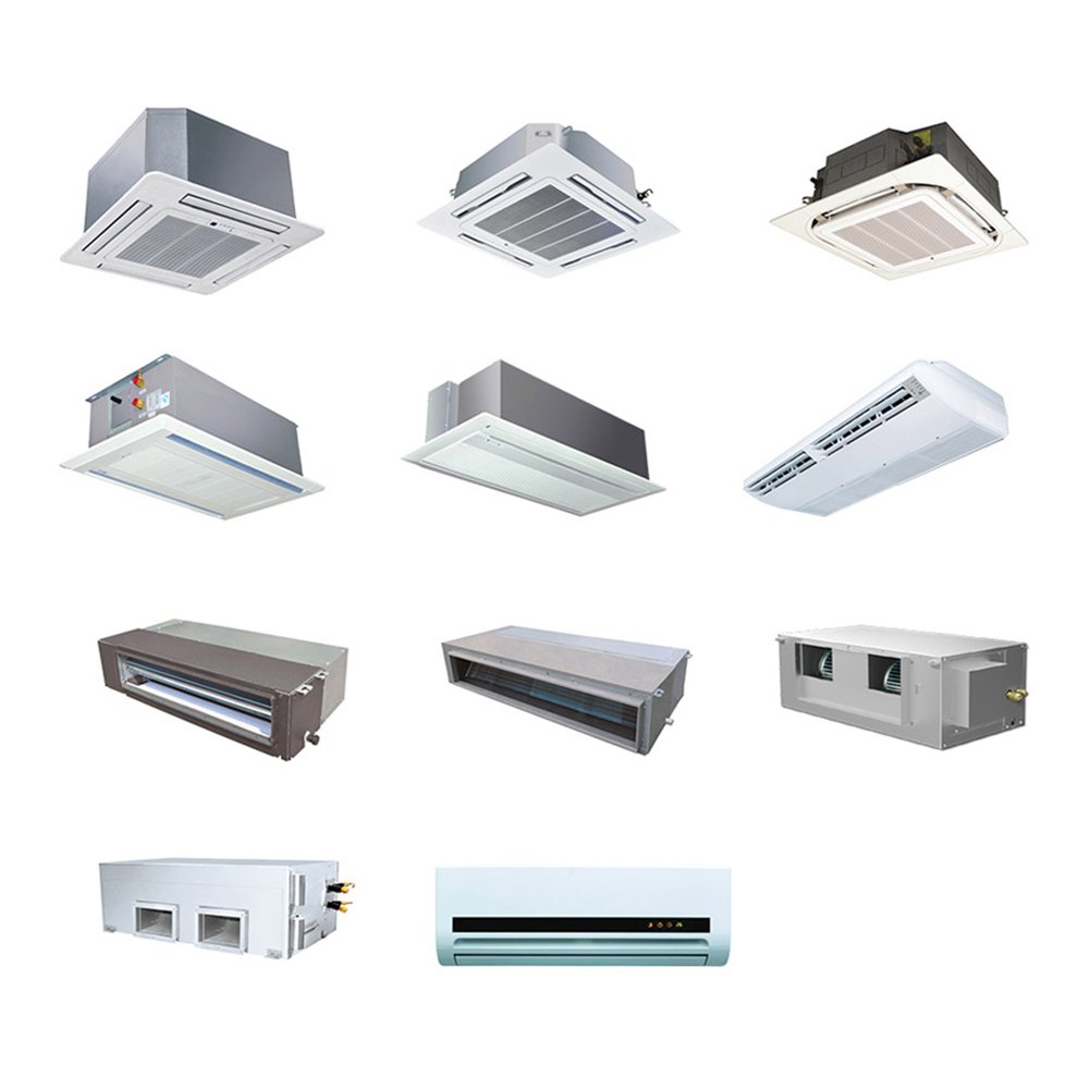 DC Inverter Central Air Conditioning Multi Zone Split Cassette Condenser Water Cool VRF VRV System Air Conditioner