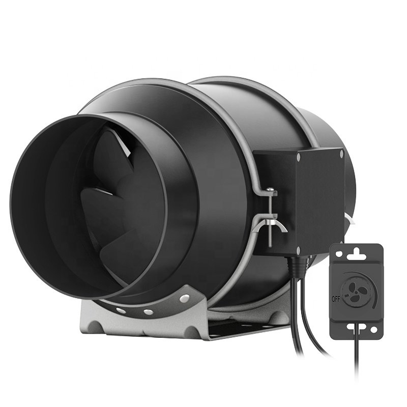 High Efficiency 6 Inch Environmental Friendly Material Duct Exhaust Fan