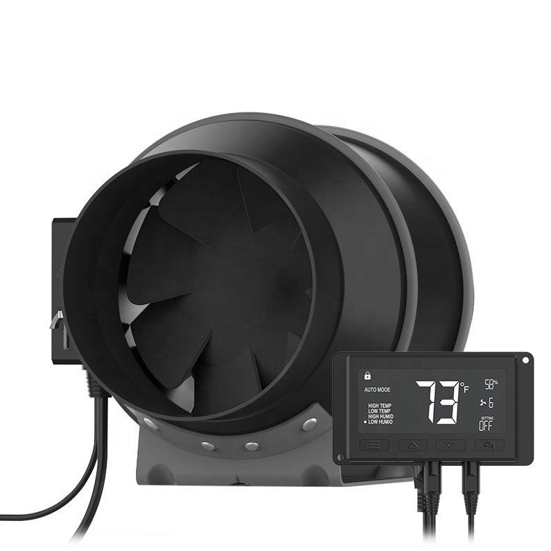 High Efficiency 6 Inch Environmental Friendly Material Duct Exhaust Fan