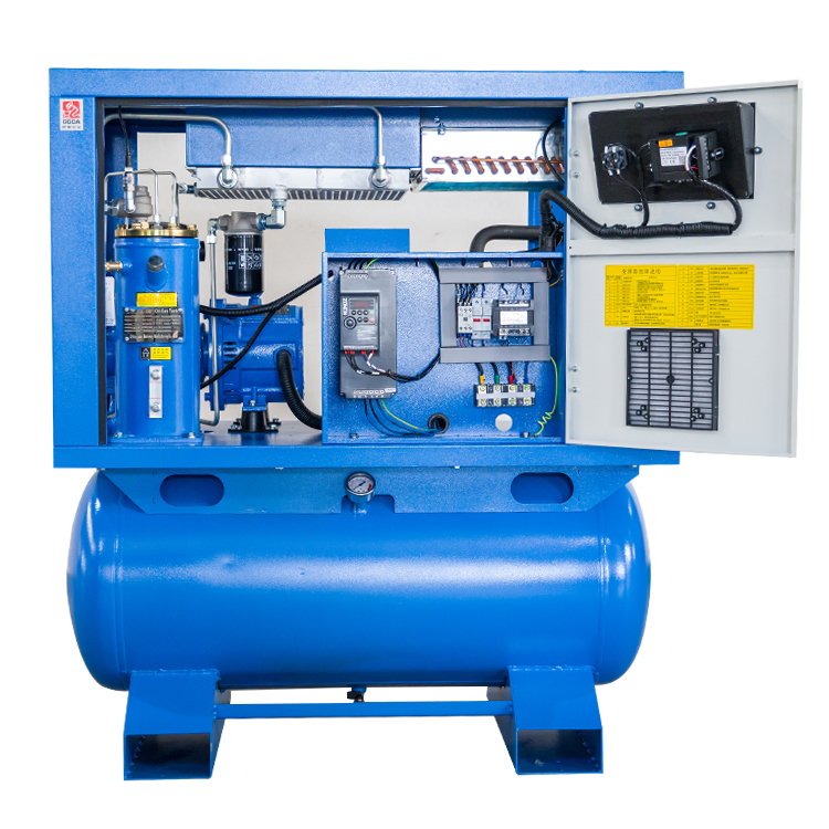 380V/220V/415V Air Compressor with Dryer Screw Compressor 4-in-1rotary Electric Permanent Magnet Screw air Compressor