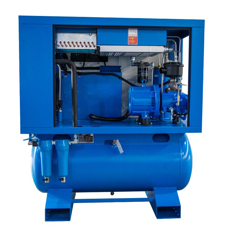 380V/220V/415V Air Compressor with Dryer Screw Compressor 4-in-1rotary Electric Permanent Magnet Screw air Compressor
