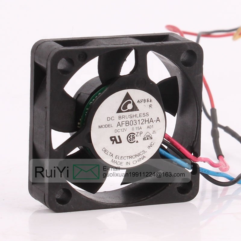 DELTA 24V 48V DC12V 0.15A EC AC 30X30X10mm 3010 3CM Projector Double Ball Bearing Centrifugal Exhaus AFB0312HA-A Cooling Fan