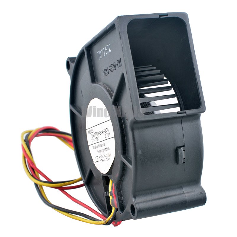 BG0703-B045-200 75mm Blower Fan 75x75x30mm DC12V 0.78A 3pin Dual Ball Bearing High-speed Cooling Fan for Projectors