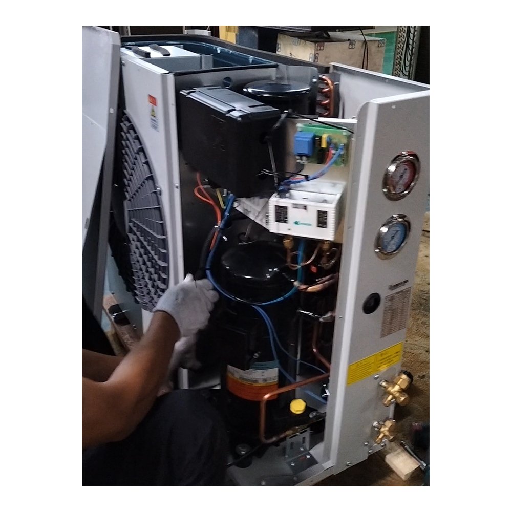 Monoblock Air-cooled Refrigeration Unit and Evaporator All in One for Walking in Storage Room