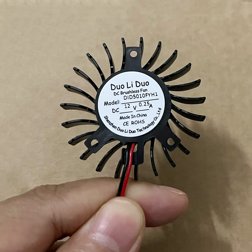 50mm Frameless Fan Round 45 mm Diameter Triangle Bracket Dc 9v 12v 24v Blower Fan
