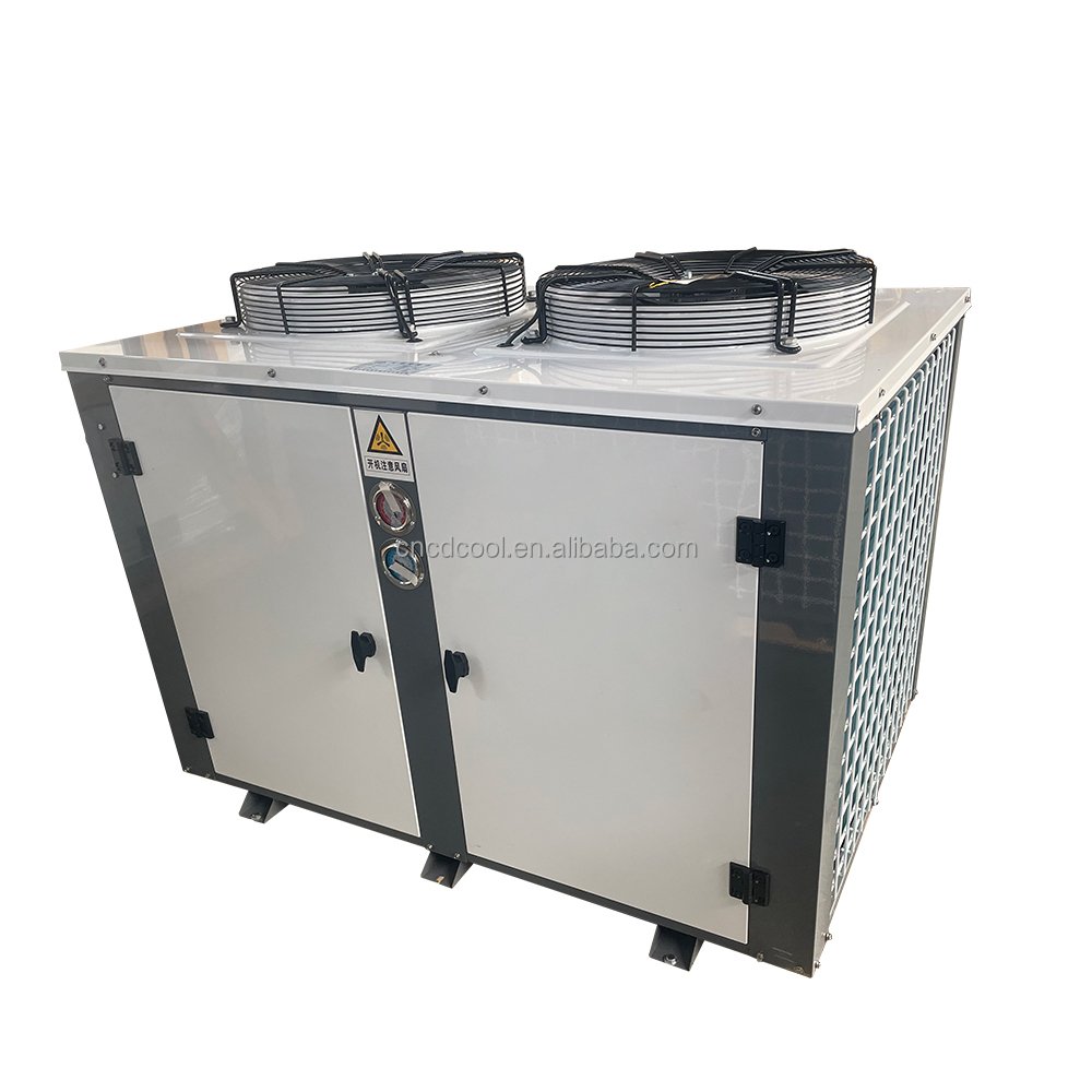 Freezer Box Type Air Handler Contained Condenser Unit Refrigeration Condensing Unit with Compressor for Chiller Cold Room