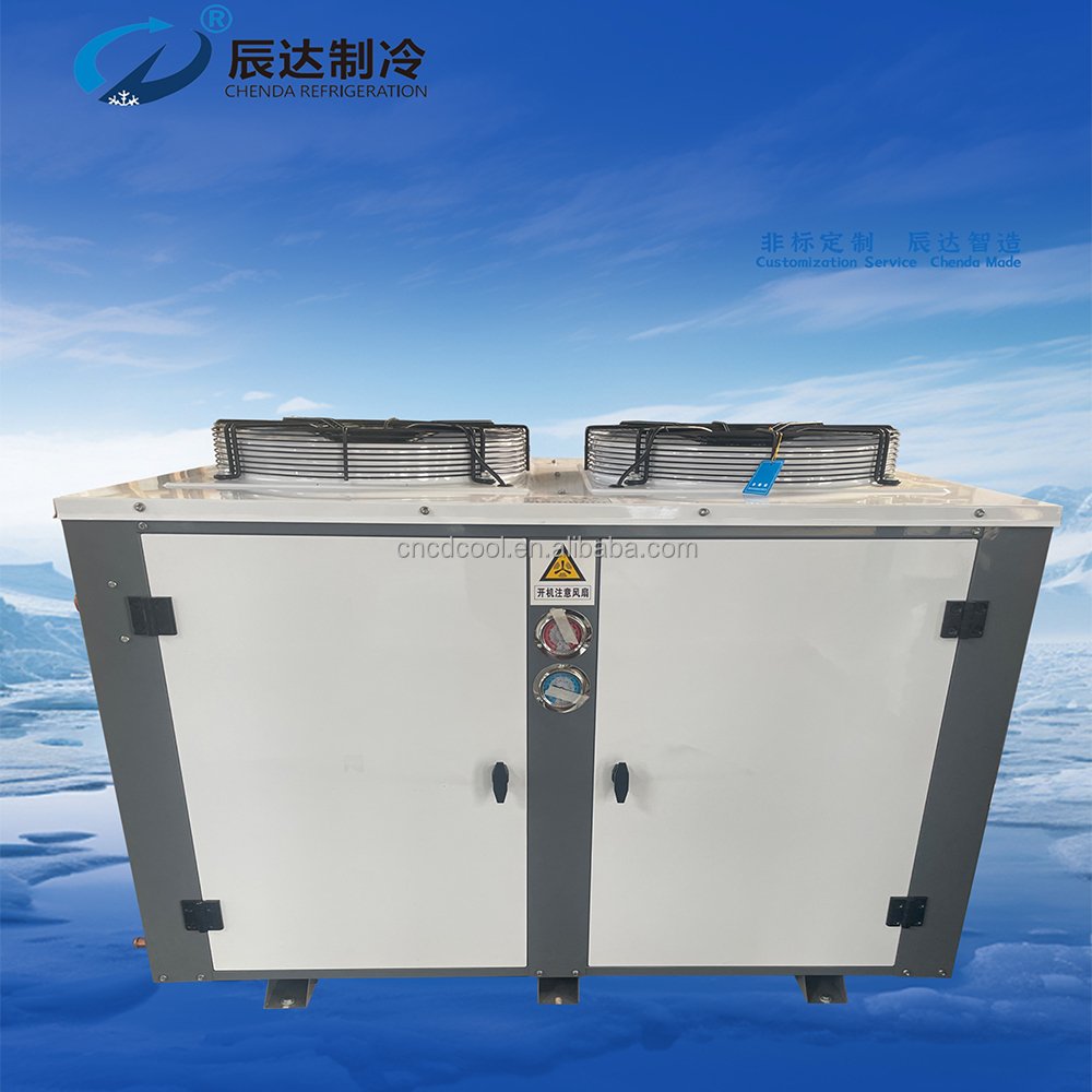 Freezer Box Type Air Handler Contained Condenser Unit Refrigeration Condensing Unit with Compressor for Chiller Cold Room