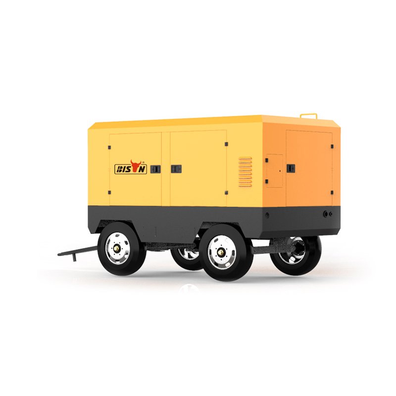 Electric AC Power Mobile 18.5kw 25hp 7bar 8bar 10bar 3 Phase Single Stage Screw air Compressor With ISO Certificate With Wheel