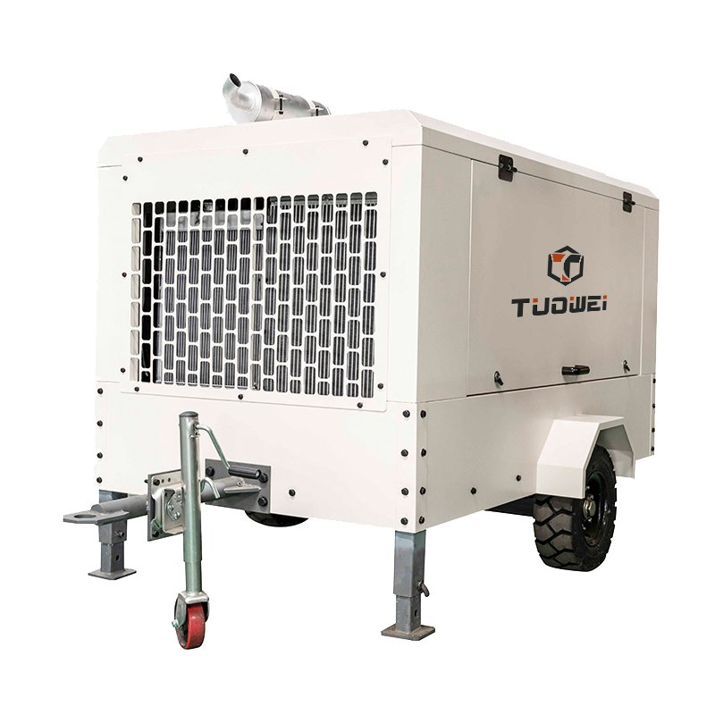 176Cfm 7Bar 42kW Diesel Engine Portable Industrial Screw Air Compressor Manufacturers