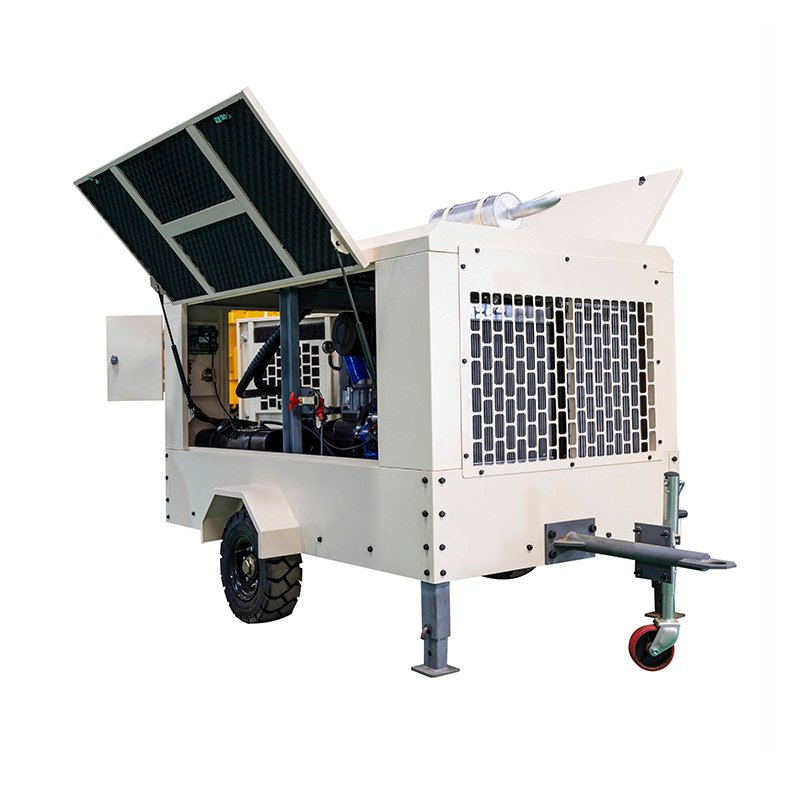 176Cfm 7Bar 42kW Diesel Engine Portable Industrial Screw Air Compressor Manufacturers