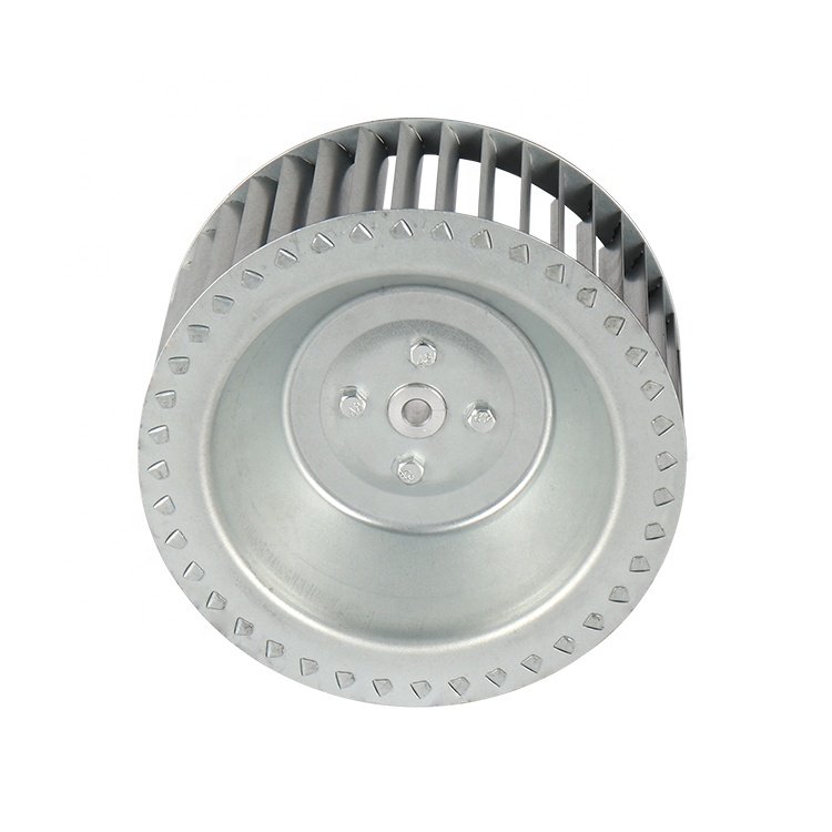 Stainless Steel Single Inlet Multi Blades Centrifugal Forward Blower Fan Impeller for Air Exhaust & Ventilation System 1/2 Shaft