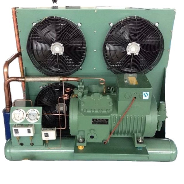Snowball Refrigeration Air-cooled Condensing Unit With 12HP Original German Bit-zer Piston Compressor 4NES-14(Y) R22&R404