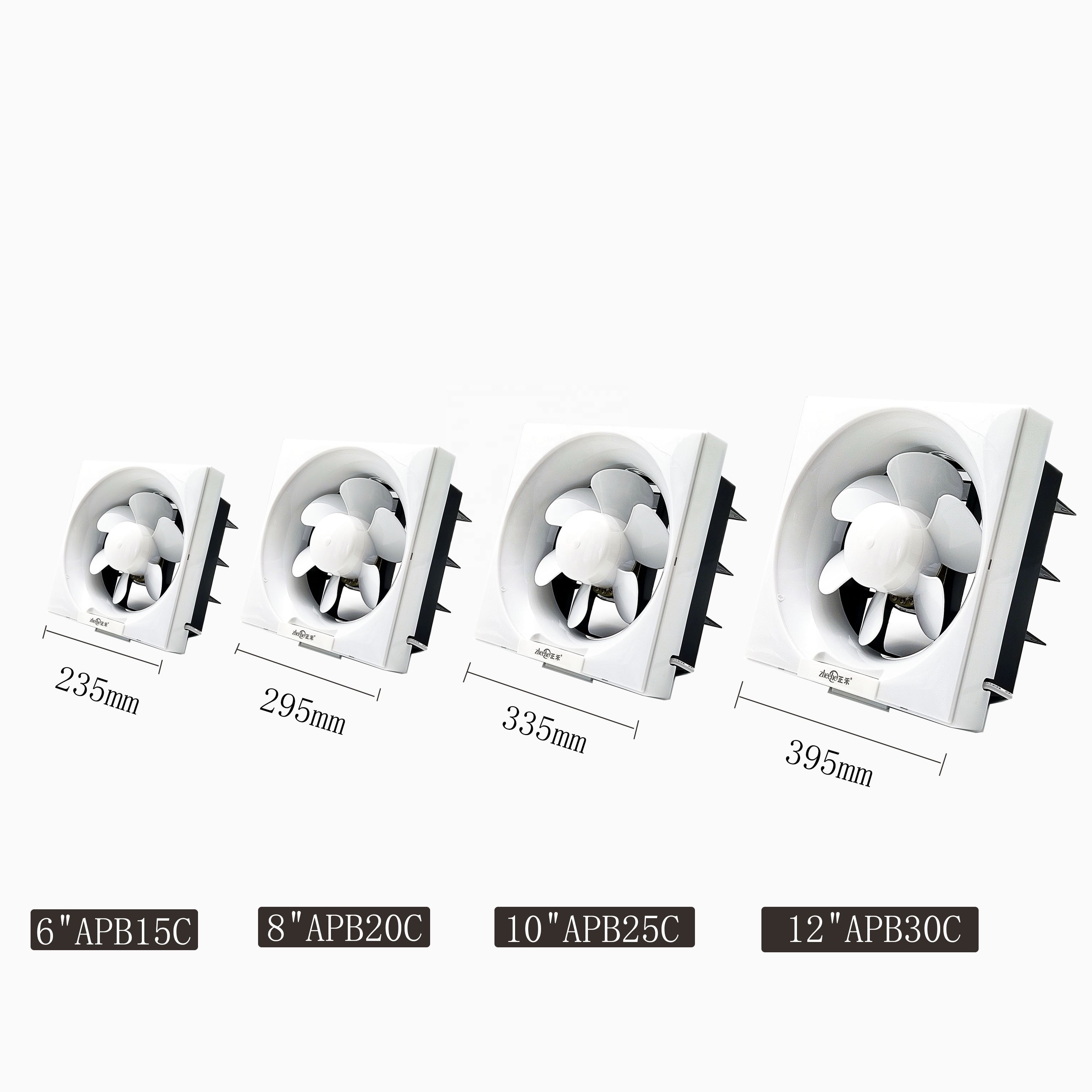 AC 220V Copper Motor Ventilating Fan 10 Inch windows Fan Kitchen and Bathroom Exhaust Fan for Home