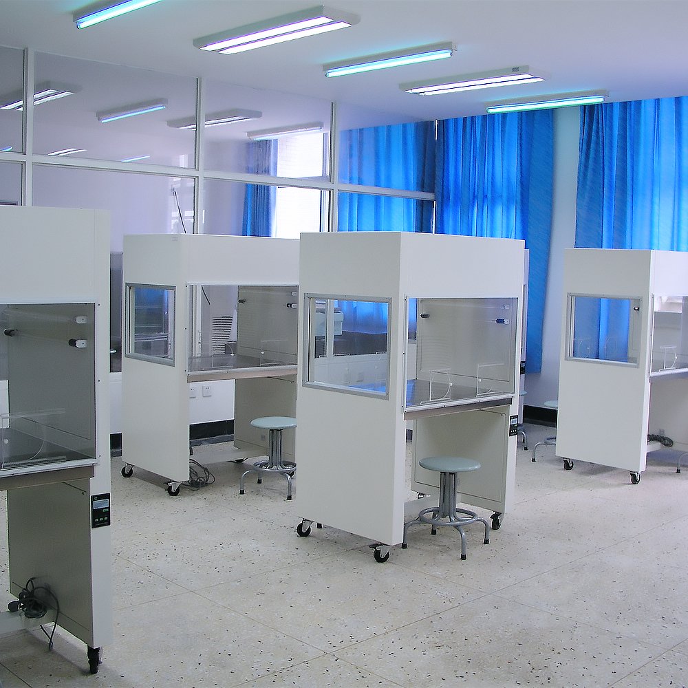 Level 100 Lab With HEPA Filter Laminar Flow Vertical Cabinet Cleanroom Clean Bench Laminar Flow Clean Bench