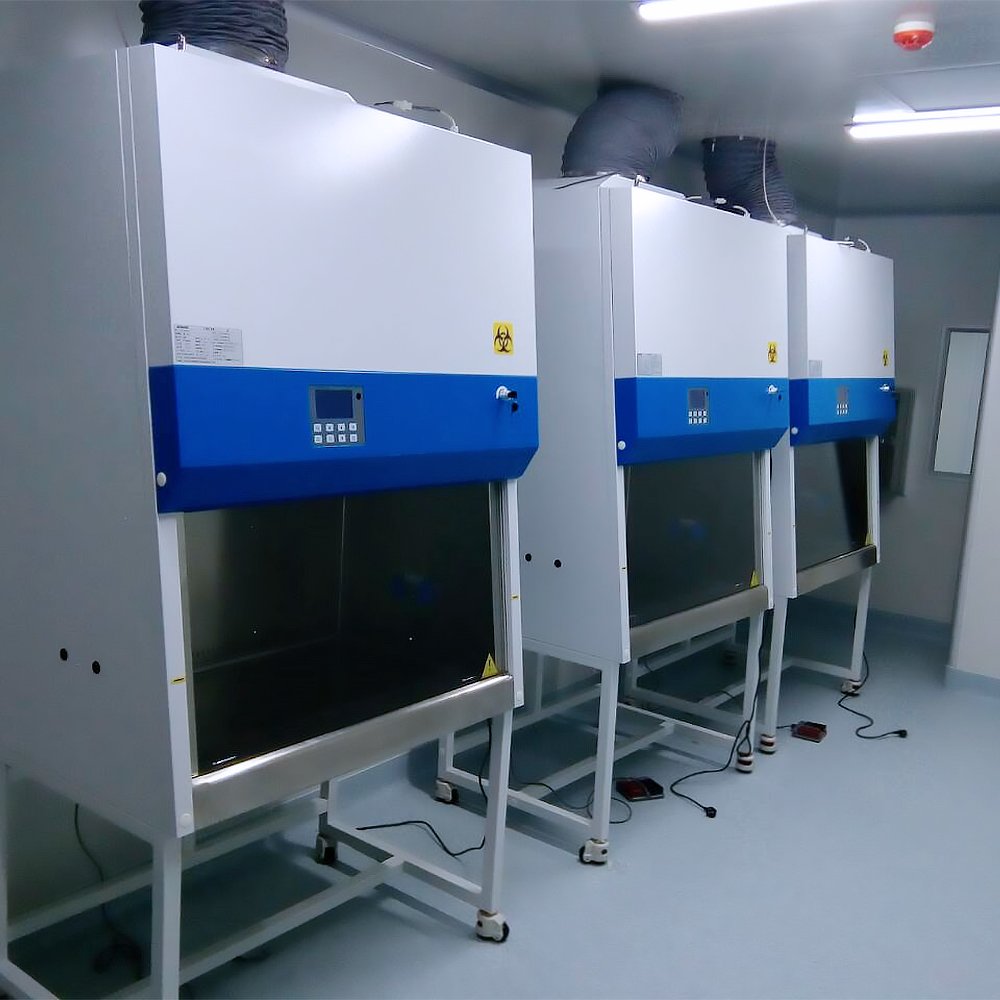 Level 100 Lab With HEPA Filter Laminar Flow Vertical Cabinet Cleanroom Clean Bench Laminar Flow Clean Bench