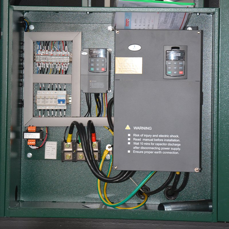 Two Stage Compressed Variable-frequency Type PMVF Electric Screw Air Compressor Rotary Ac Power Screw Air Compressor