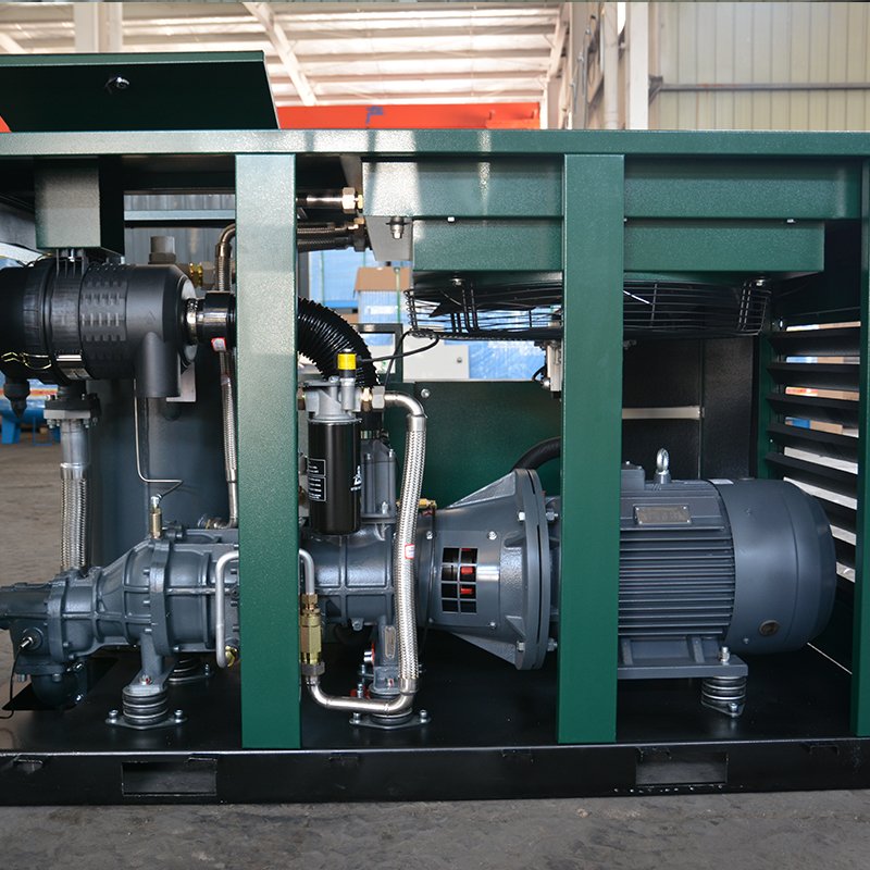 Two Stage Compressed Variable-frequency Type PMVF Electric Screw Air Compressor Rotary Ac Power Screw Air Compressor