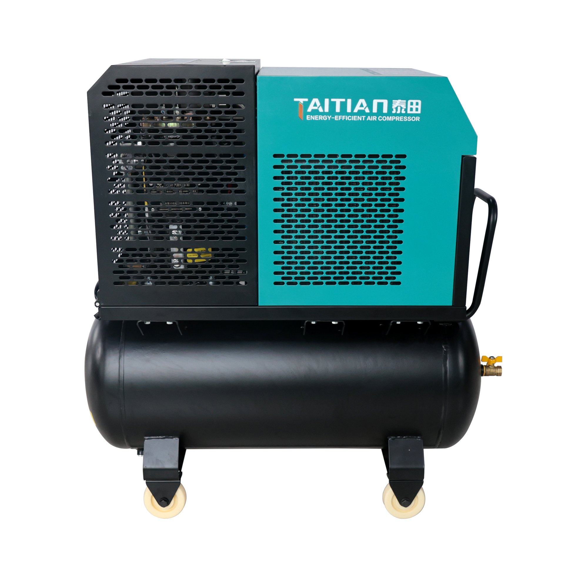 7HP 5.5KW All in One with 100L air tank Portable Screw Air Compressor Industrial Compressor