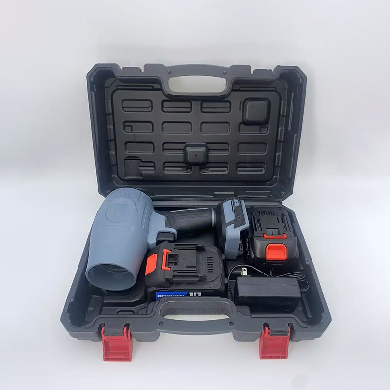 Turbo Jet Powerful Fan Handheld Cordless Leaf Blower with Lithium Battery Violent Booster Blower for DIY Industrial Use