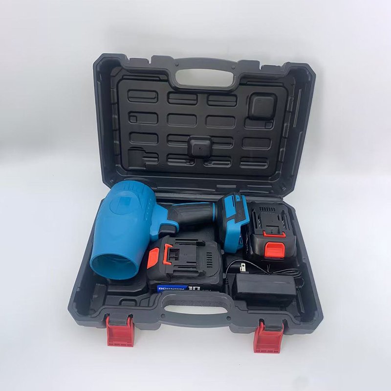 Turbo Jet Powerful Fan Handheld Cordless Leaf Blower with Lithium Battery Violent Booster Blower for DIY Industrial Use
