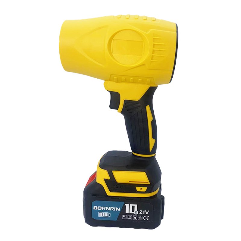 Turbo Jet Powerful Fan Handheld Cordless Leaf Blower with Lithium Battery Violent Booster Blower for DIY Industrial Use