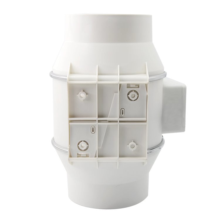 3 4 6 8 10 12 Inch Ac Make up Air Duct Unit Kitchen Exhaust Fan Smart Brushless Mixed Flow Axial Inline Duct Fan