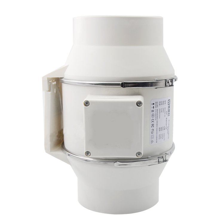 3 4 6 8 10 12 Inch Ac Make up Air Duct Unit Kitchen Exhaust Fan Smart Brushless Mixed Flow Axial Inline Duct Fan