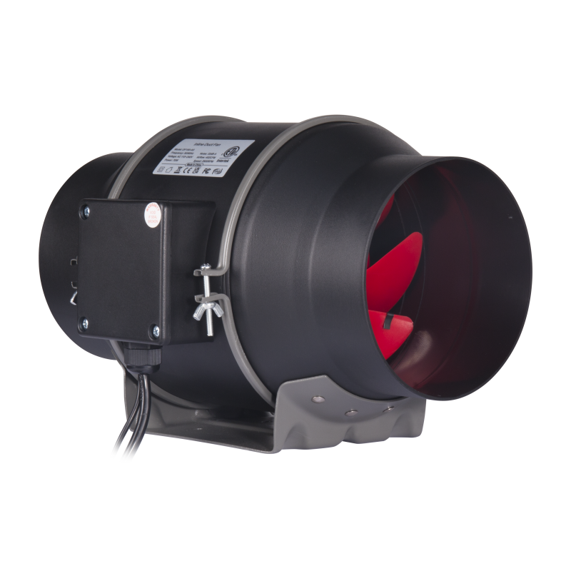 Smart WIFI APP EC Motor Hydroponics Grow Tent Inline Duct Fan Low Noise Ventilation Exhaust Fan