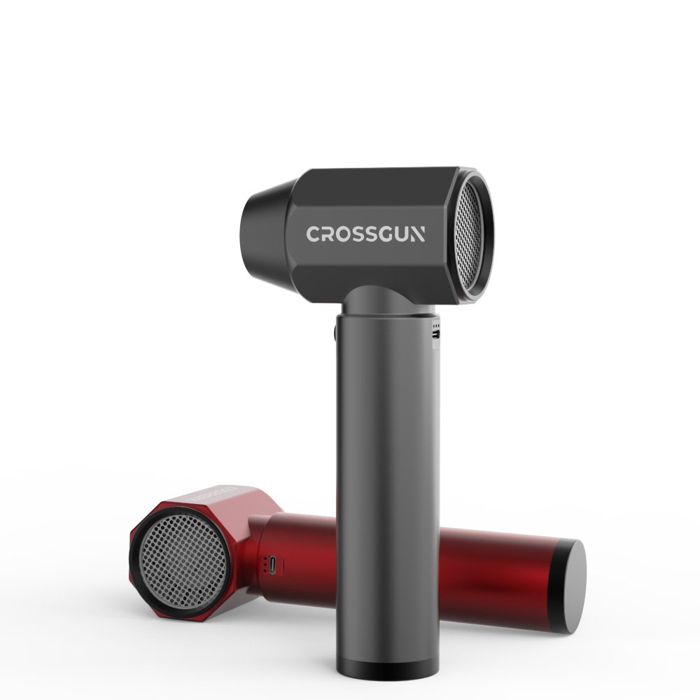 CROSSGUN 52mm Motor Big Wireless Powerful Jet Fan Turbo Blower Violent Wind Handheld Car Dryer Dust Removal air Blower Fan