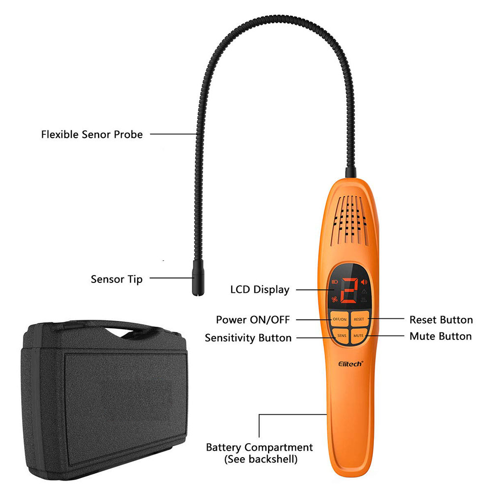 Elitech Inframate C CO2 R744 Refrigerant Leak Detector Carbon Dioxide Gas Leak Detector