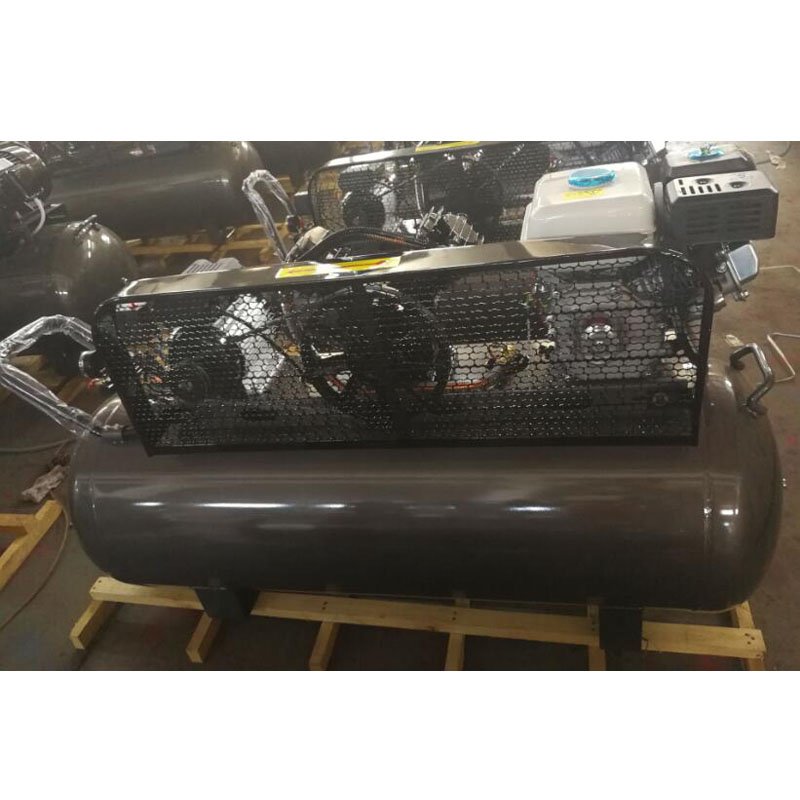 5.5hp 3hp 200l Dual-use Petrol Engine Electric Motor Piston air Compressor