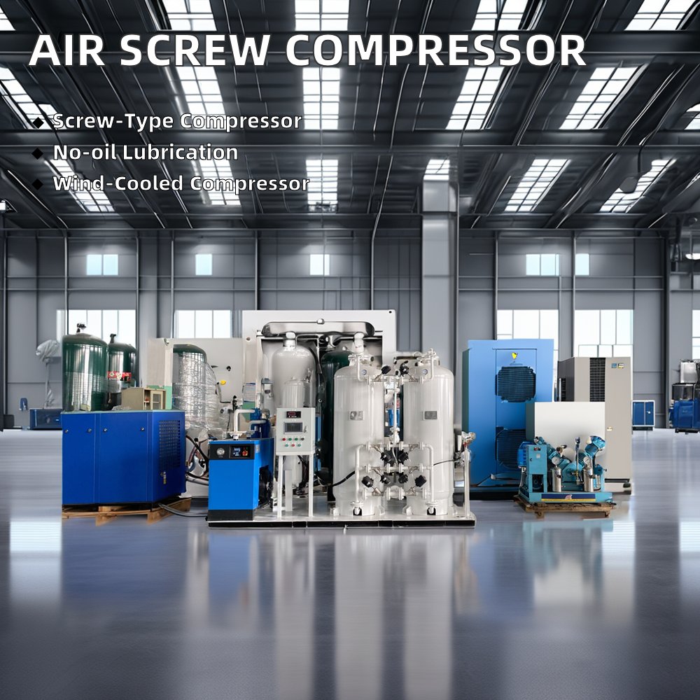 Reliable Quality 7.5KW 8bar 16bar Portable Screw Air Compressor Cheap Price with Air Cooled Motor for Laser Cutting Machine