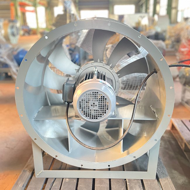 Industrial Stainless Steel Blades Axial Fan Blower Anti-explosion Anti-corrosion High Temperature Resistance AC Cooler