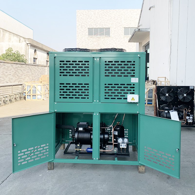 Box Type Air Cooled Refrigeration Rreezer Condensing Unit Cold Room Condenser Customization Condensing Unit
