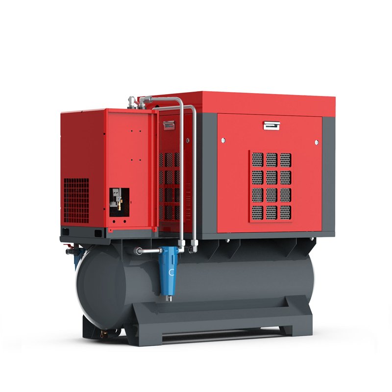 Sollant 4-in-1portable air Compressor for Laser Cutting Machine air End Screw Compressor All in One air Compressor