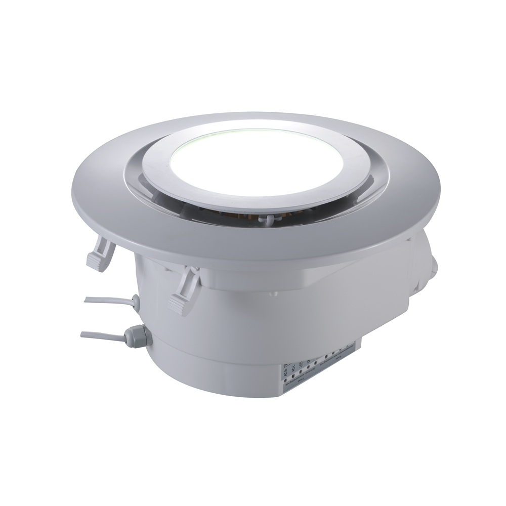 Wholesale 6 Inch Silent Plastic Household Low Noise Plastic Ceiling Wall Mounted Ventilation With Led Light Exhaust Fan