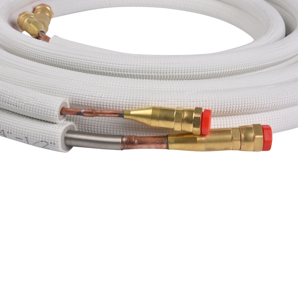 Insulated 3/8 1/4 Ac Condenser Copper Line Set Kit for Mini Split Air Conditioning and Ducted System