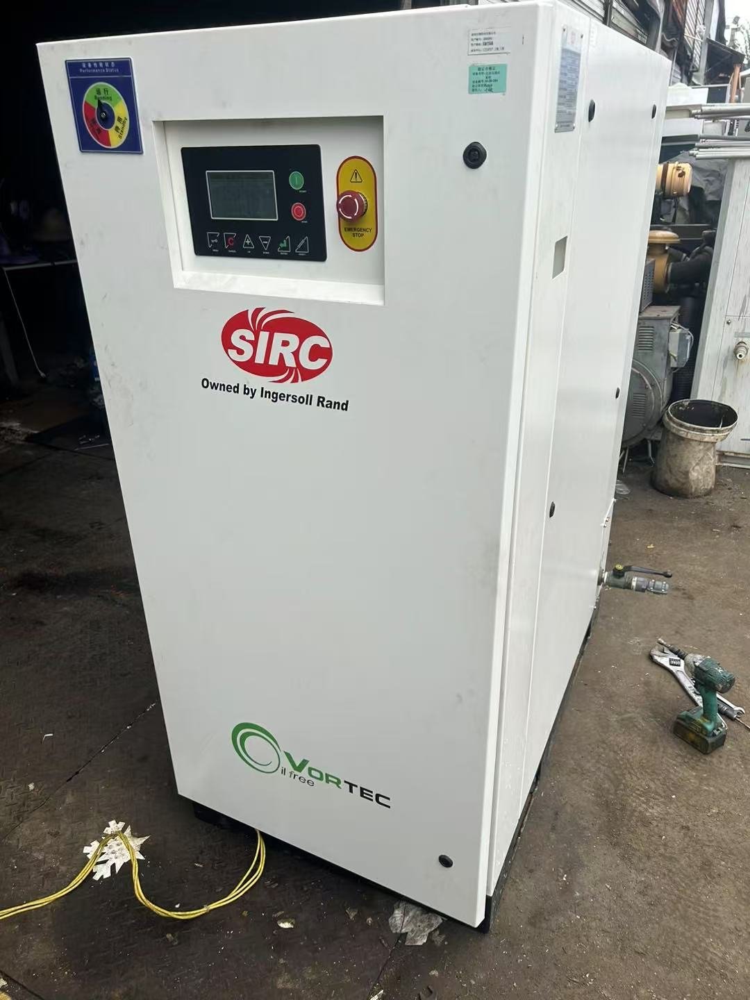 Used Atlas Copco SF8 Ingersoll Rand VT15-10 10bar Scroll Air Compressor Industrial Oil Free Scroll Air Compressor