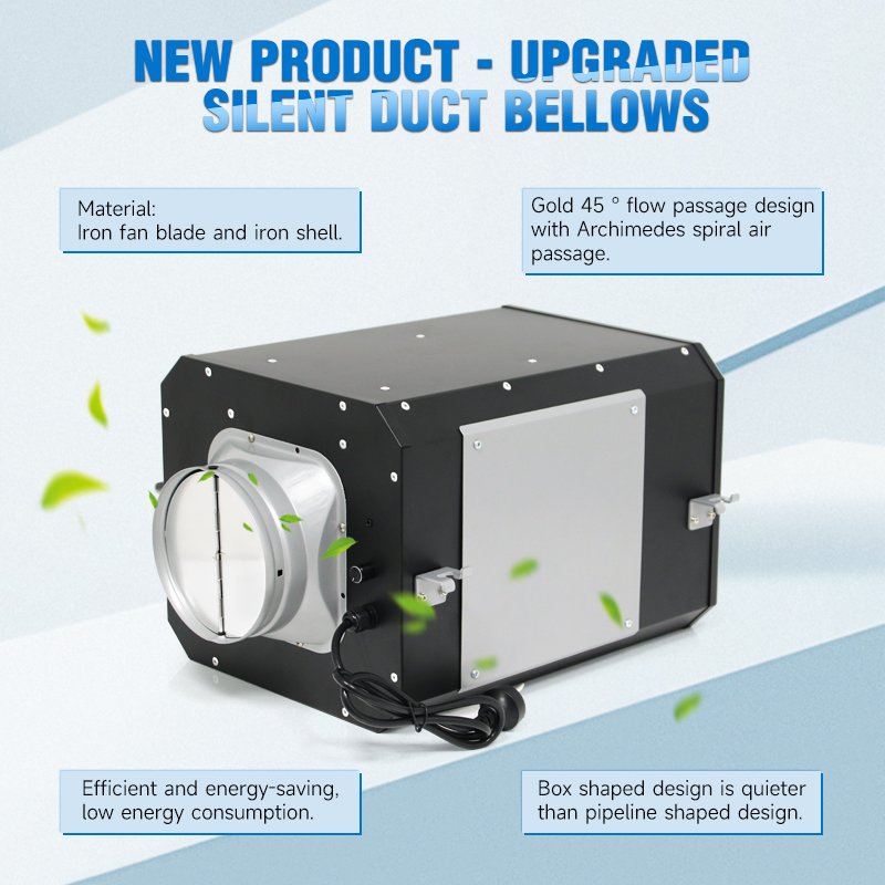 Hon&Guan Industry Direct Supply 4 Inch Silent Metal Box Fan HCC-100PE Powerful Exhaust Fan OEM/ODM