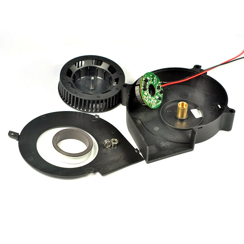 3 Inch Exhaust Pwm Fan Purifier Turbo Dancer 12v Blower Fan with Speed Controller