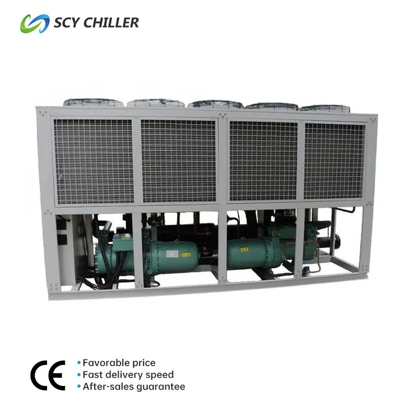 Air Cooled Water Chiller with 120ton-300Ton Capacity Screw Compressor Motor-Big Cooling Machine