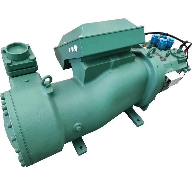 150KW AC Type Semi-hermetic Screw Refrigeration Condensing Unit for Blast Freezer Compressor for Refrigerator Condenser