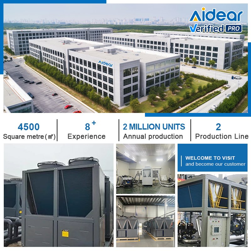 R407C /R134A/R1234ZE/ R1234YF/ R513A Freon Industrial Water Chiller for Plastic Extrusion Cooling or Cooling Building