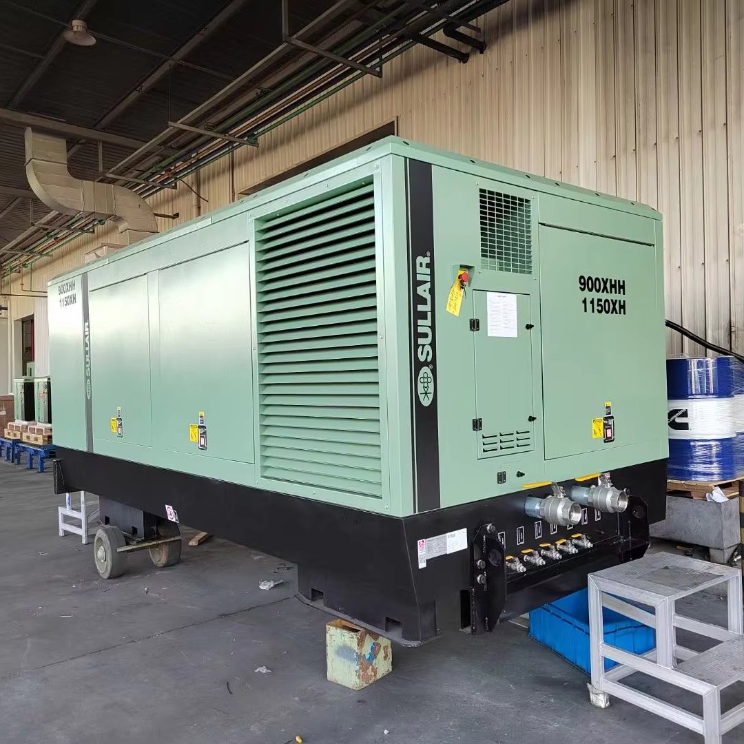 Sullair 1150XHHA Diesel Portable Rotary Lubricated Screw Air Compressor 1150cfm 32.6m³min 500psig 34.5bar