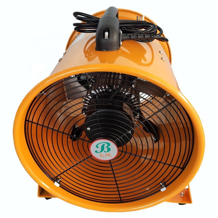 14" 350mm Portable Ventilation Fans Air Dust Fan Portable Axial Exhaust Blower