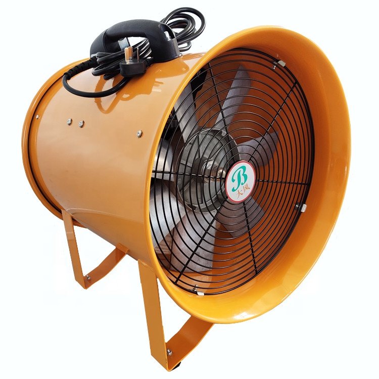 14" 350mm Portable Ventilation Fans Air Dust Fan Portable Axial Exhaust Blower