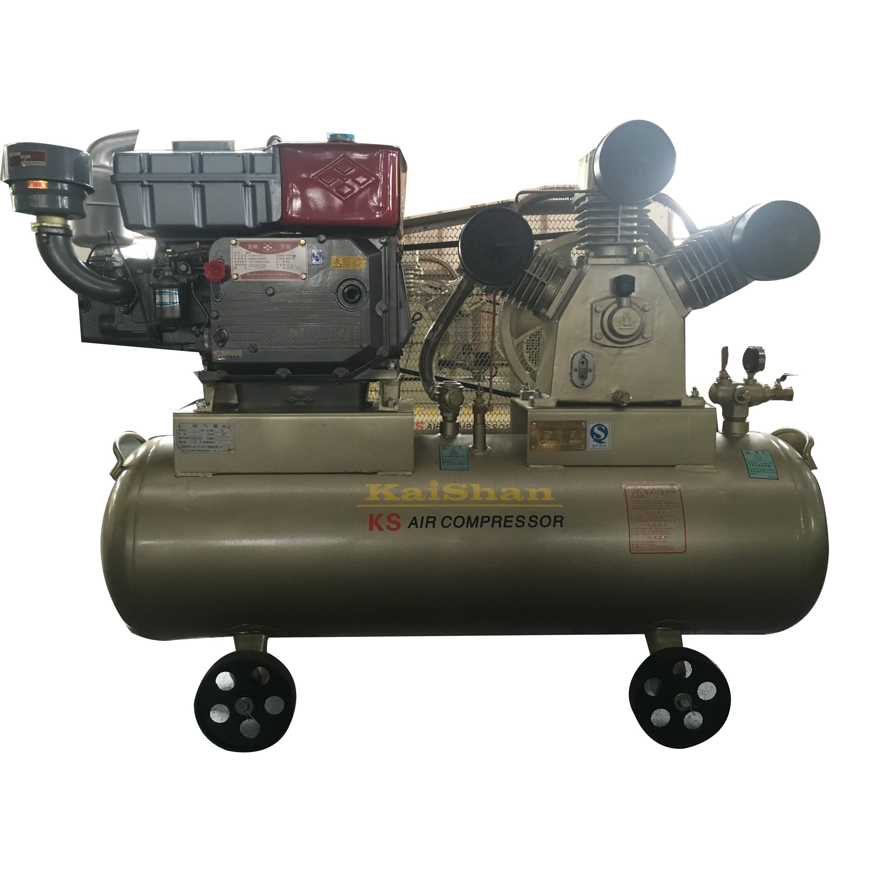Small Electric Motor Power 3KW 4HP 150l air Brush 8bar 3 Cylinder Ac air Compressor on Sale