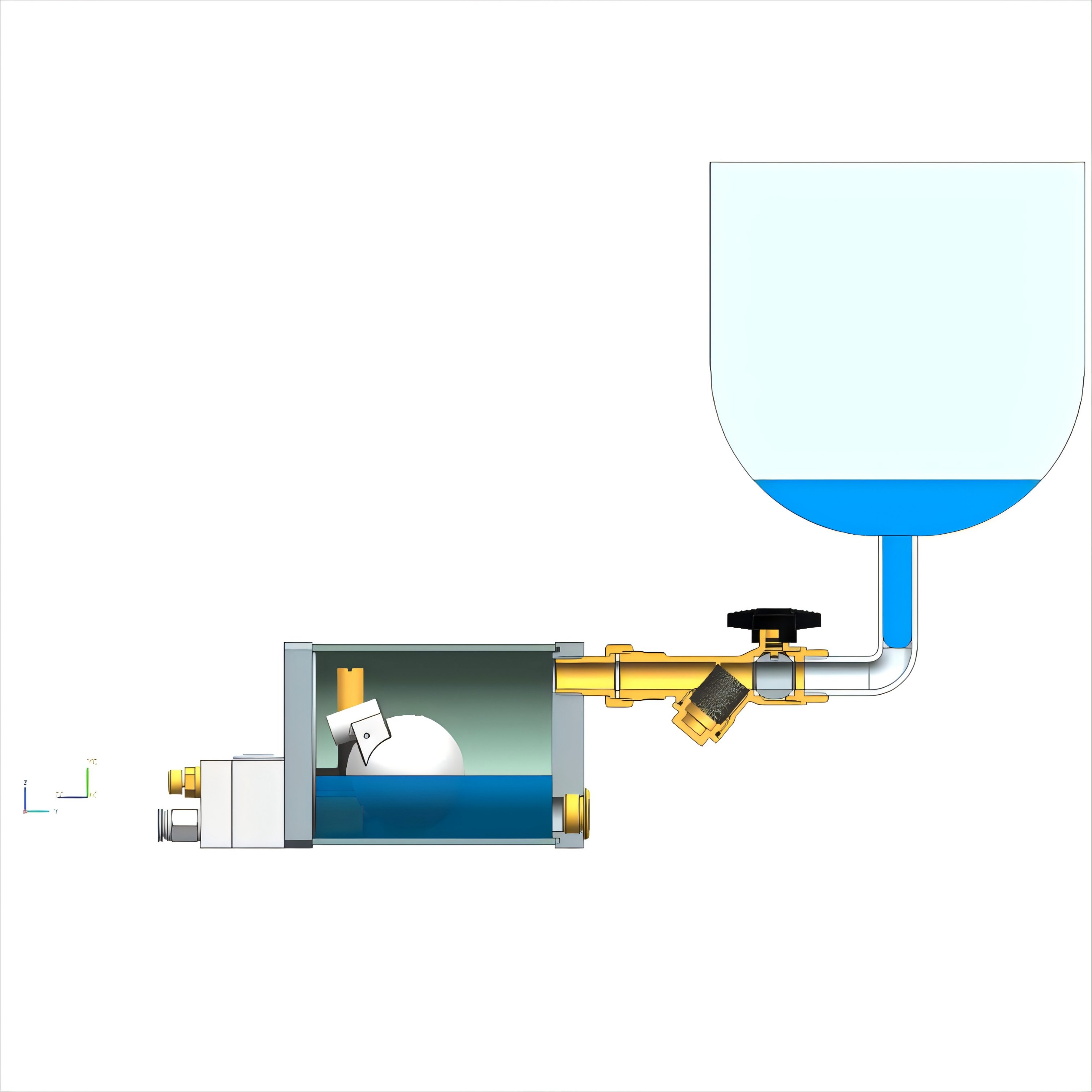 Quality New Visible Condensate Water Two-stage Filtration Manual Function Pneumatic Zero Air-loss Drain for Air Compressors